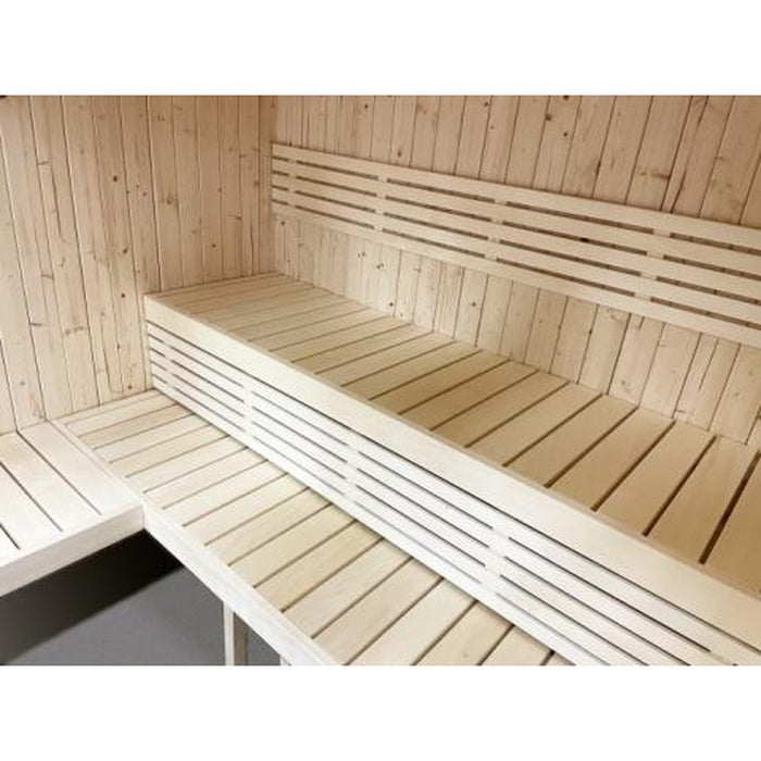 SaunaLife Model X7 Indoor 6-Person Home Sauna w/ Nordic Spruce