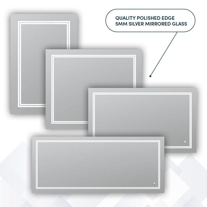 Aquadom SOHO 48x36 LED Lighted Bathroom Mirror