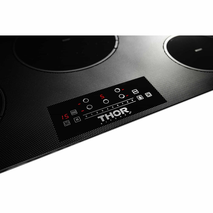 Thor Kitchen 36-Inch Built-In Induction Cooktop with 5 Elements (TIH36)