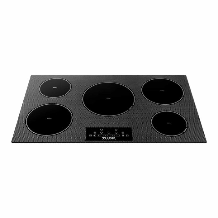 Thor Kitchen 36-Inch Built-In Induction Cooktop with 5 Elements (TIH36)