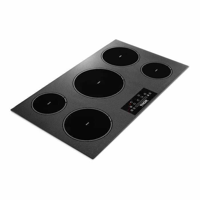 Thor Kitchen 36-Inch Built-In Induction Cooktop with 5 Elements (TIH36)