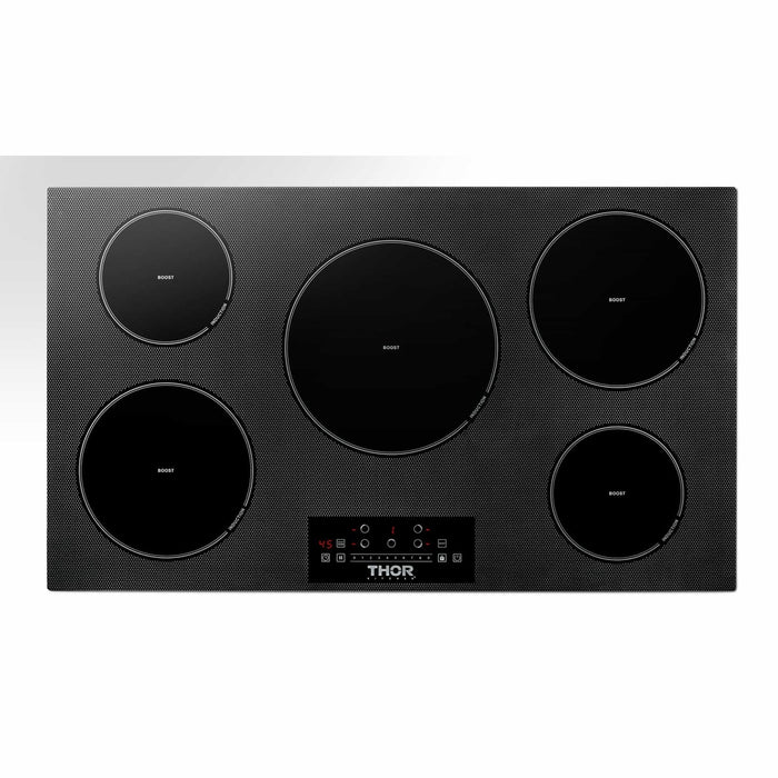 Thor Kitchen 36-Inch Built-In Induction Cooktop with 5 Elements (TIH36)