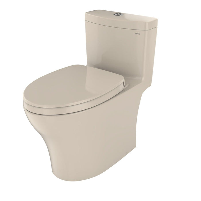 TOTO Aquia IV One-Piece 0.8 GPF & 1.28 GPF Dual-Flush Elongated Toilet With WASHLET+ Connection - Seat Included
