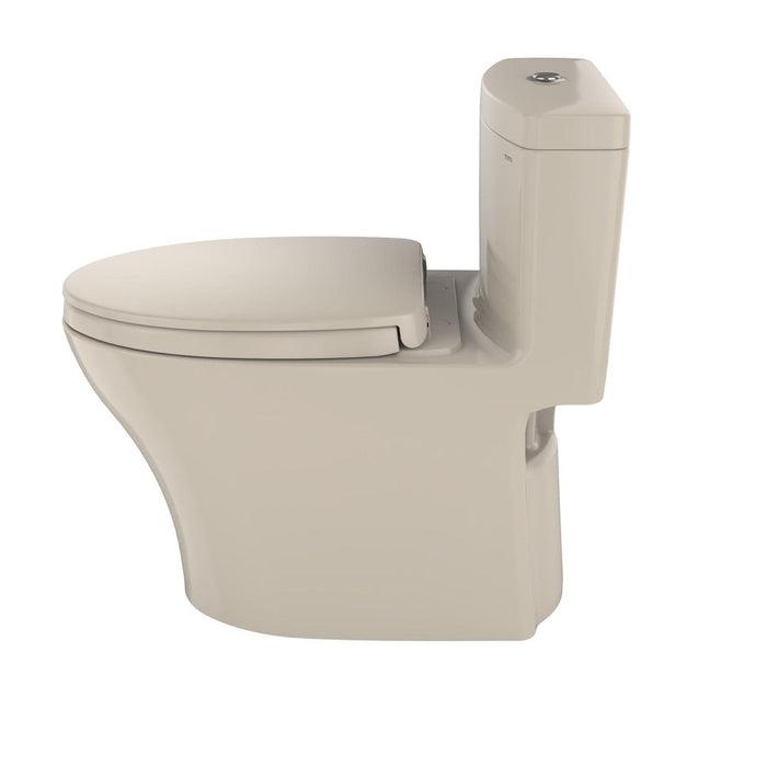 TOTO Aquia IV One-Piece 0.8 GPF & 1.28 GPF Dual-Flush Elongated Toilet With WASHLET+ Connection - Seat Included