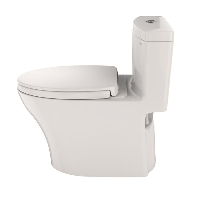 TOTO Aquia IV One-Piece 0.8 GPF & 1.28 GPF Dual-Flush Elongated Toilet With WASHLET+ Connection - Seat Included