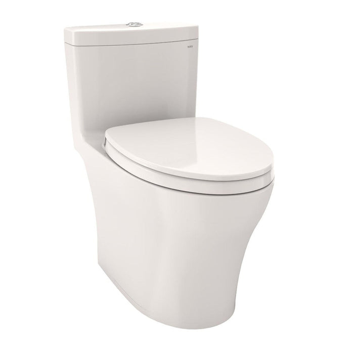 TOTO Aquia IV One-Piece 0.8 GPF & 1.28 GPF Dual-Flush Elongated Toilet With WASHLET+ Connection - Seat Included