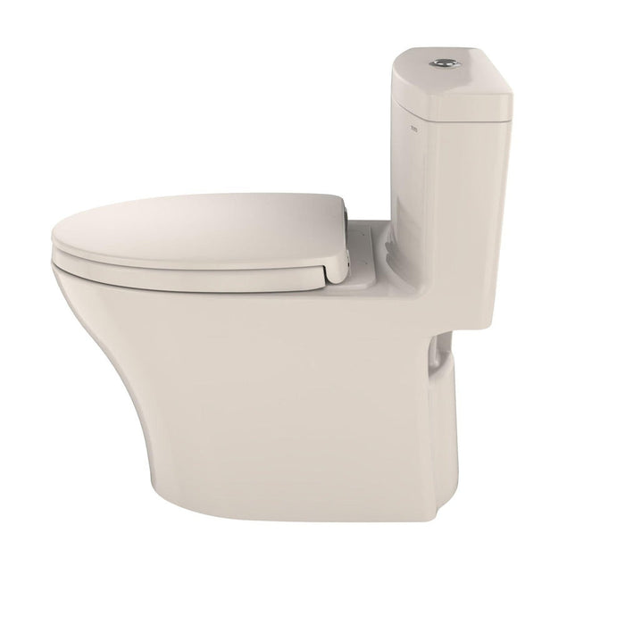 TOTO Aquia IV One-Piece 0.8 GPF & 1.28 GPF Dual-Flush Elongated Toilet With WASHLET+ Connection - Seat Included