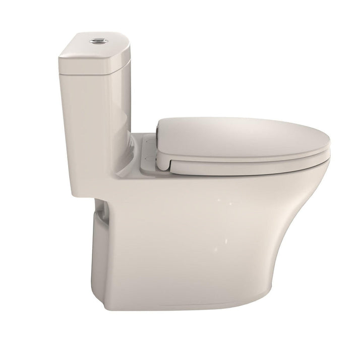 TOTO Aquia IV One-Piece 0.8 GPF & 1.28 GPF Dual-Flush Elongated Toilet With WASHLET+ Connection - Seat Included