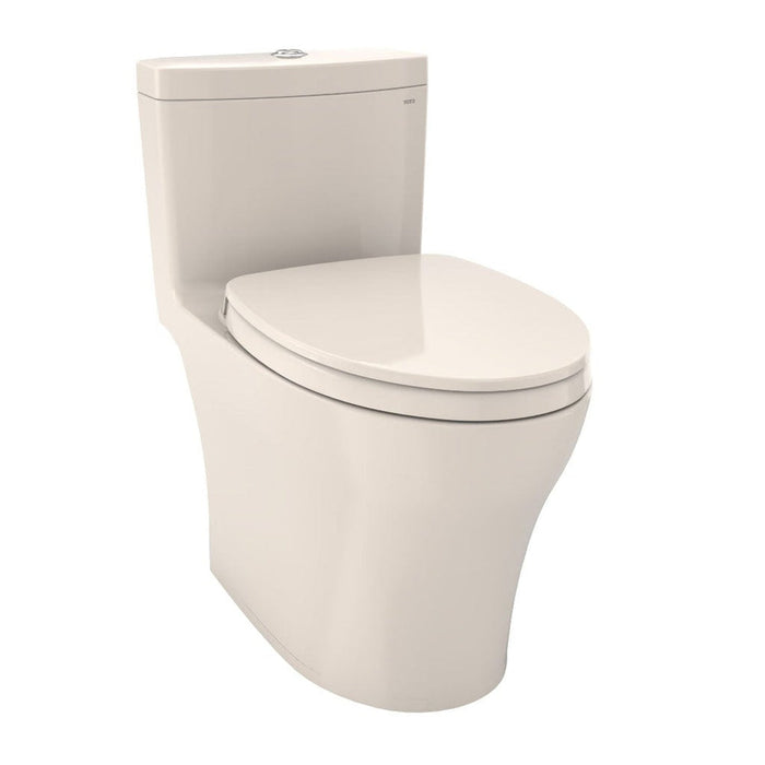 TOTO Aquia IV One-Piece 0.8 GPF & 1.28 GPF Dual-Flush Elongated Toilet With WASHLET+ Connection - Seat Included
