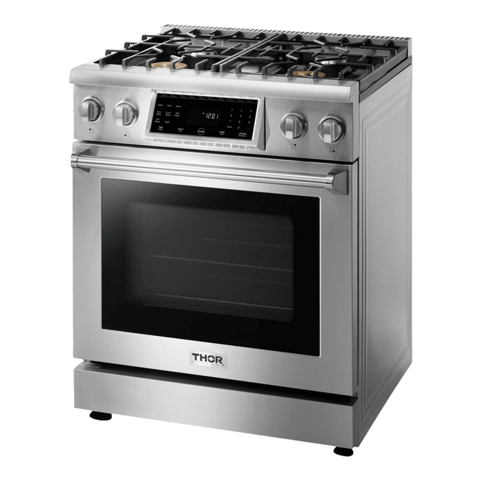 THOR Kitchen 30-Inch Professional Gas Range with Tilt Panel