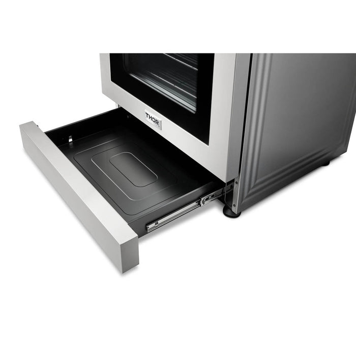 Thor Kitchen 30" Gas Range with 4.55 Cu. Ft. Self-Cleaning Oven and Tilt Panel in Stainless Steel (TRG3001)