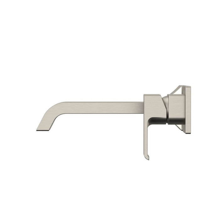 TOTO GC Wall-Mount Long Single-Handle Bathroom Sink Faucet with COMFORT GLIDE Technology, ADA Compliant, 1.2 GPM, Brushed Nickel - TLG08308U#BN