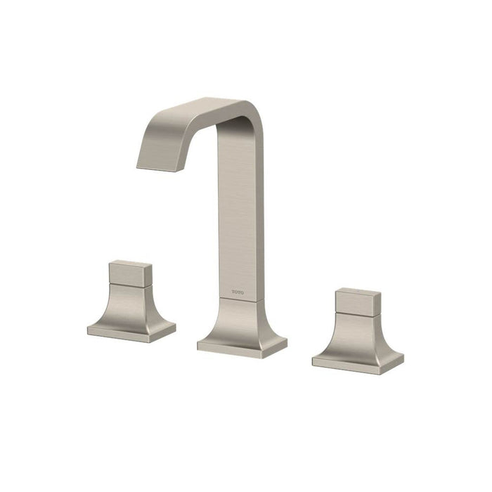 TOTO GC 1.2 GPM Two Handle Widespread Bathroom Sink Faucet Brushed Nickel - TLG08201U#BN