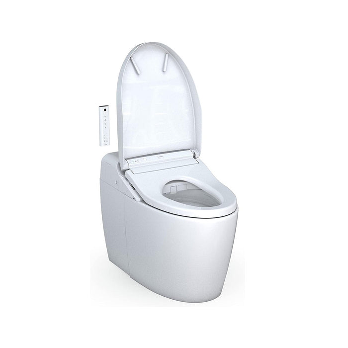 TOTO G450 WASHLET Integrated Smart Toilet with Bidet Seat, Heated, Premist, 1.0 GPF, Cotton - MS922CUMFG#01