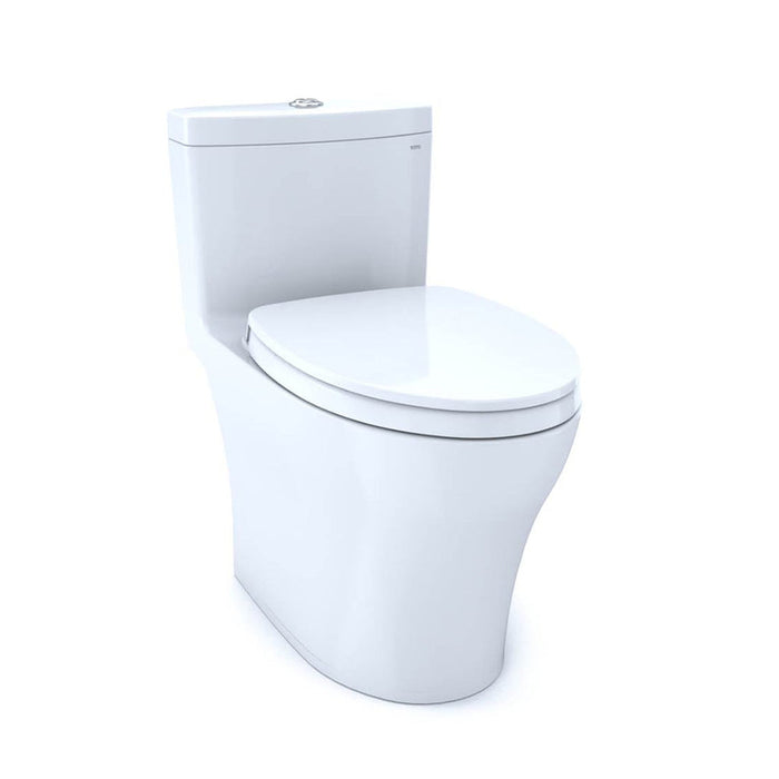 TOTO Aquia IV One-Piece 0.8 GPF & 1.28 GPF Dual-Flush Elongated Toilet With WASHLET+ Connection - Seat Included
