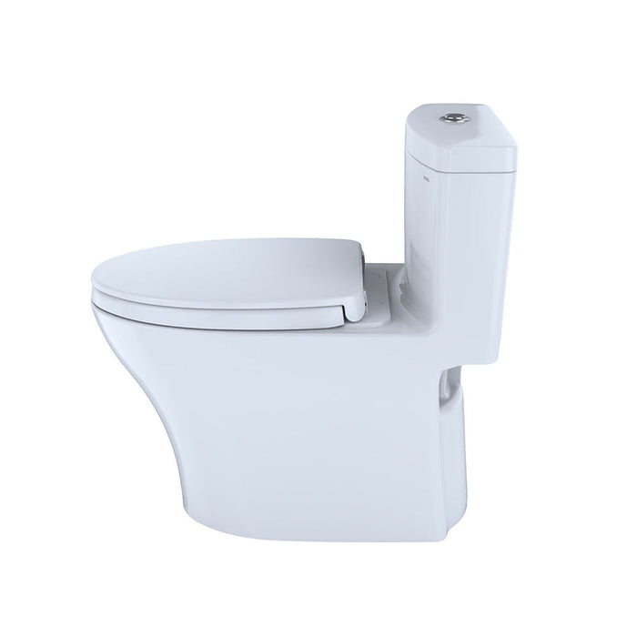 TOTO Aquia IV One-Piece 0.8 GPF & 1.28 GPF Dual-Flush Elongated Toilet With WASHLET+ Connection - Seat Included