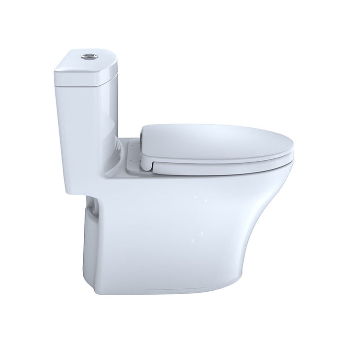 TOTO Aquia IV One-Piece 0.8 GPF & 1.28 GPF Dual-Flush Elongated Toilet With WASHLET+ Connection - Seat Included