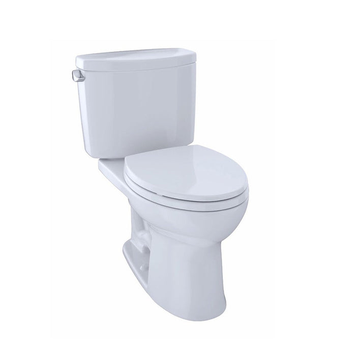 Drake II Elongated Complete Two Piece Toilet - Floor Mount - 18" Vitreous China/Cotton