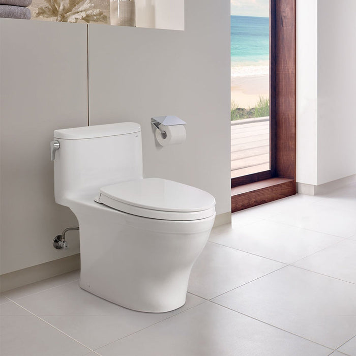 Toto Nexus Elongated Complete One Piece Toilet - Floor Mount - 18" Vitreous China/Cotton