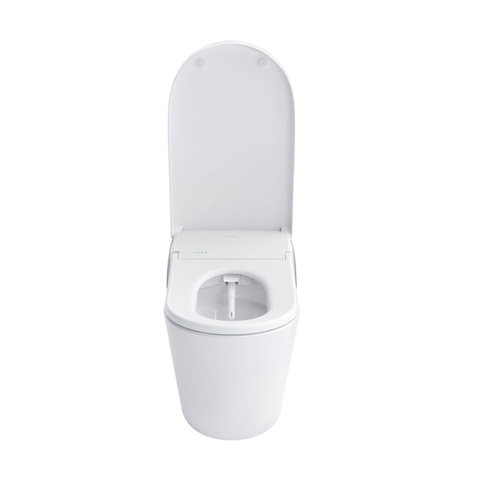 TOTO Neorest LS Smart Toilet with WASHLET Bidet Seat, 1.0/0.8 GPF, Cotton White w/ Silver - MS8732CUMFG#01S