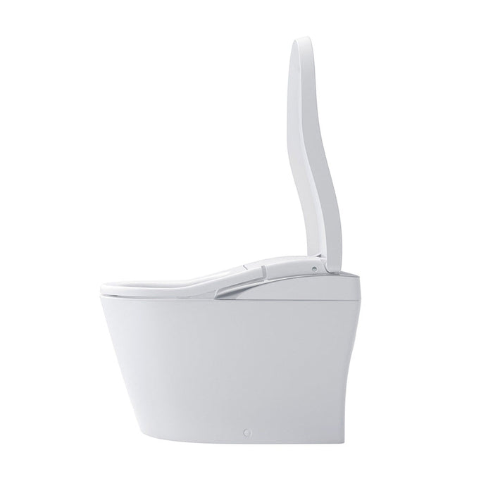 TOTO Neorest LS Smart Toilet with WASHLET Bidet Seat, 1.0/0.8 GPF, Cotton White w/ Silver - MS8732CUMFG#01S