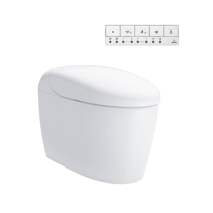 TOTO Neorest RS Smart Toilet with WASHLET Bidet Seat, 1.0/0.8 GPF, Cotton White - MS8341CUMFG#01