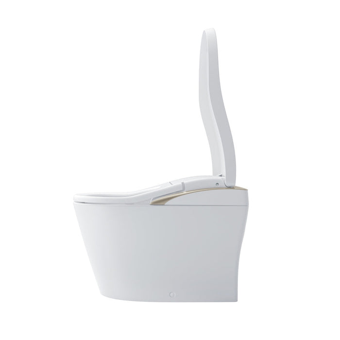 TOTO Neorest LS Smart Toilet with WASHLET Bidet Seat, 1.0/0.8 GPF, Cotton White w/ Nickel - MS8732CUMFG#01N