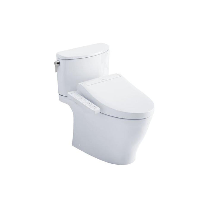 TOTO Nexus 28 5/8" Two-Piece 1.0 GPF Single Flush Elongated Toilet and Washlet+ C2 in Cotton MW4423074CUFG#01