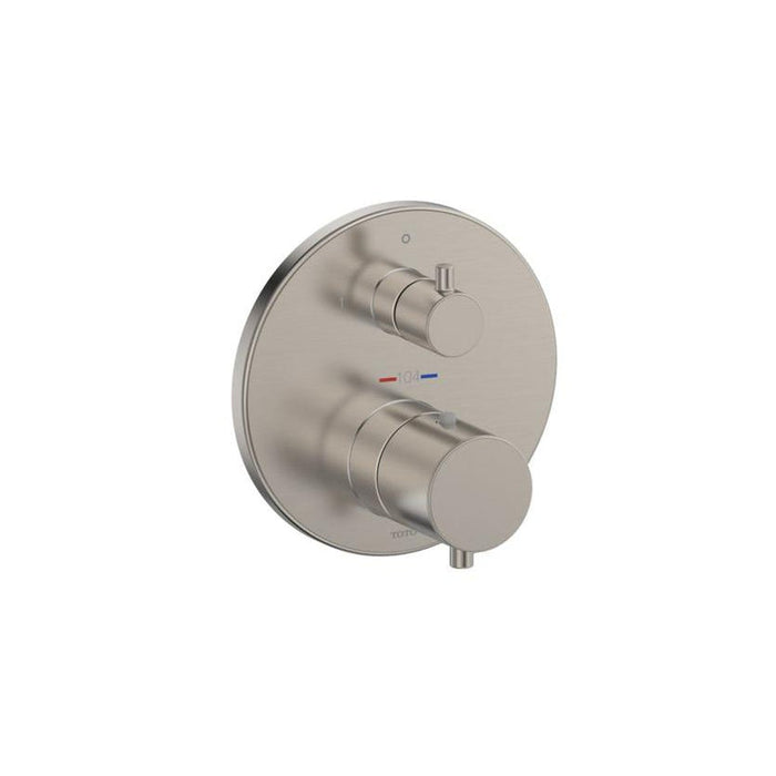 TOTO 5 1/8" Thermostatic Mixing Valve with Two-Way Diverter Round Shower Trim