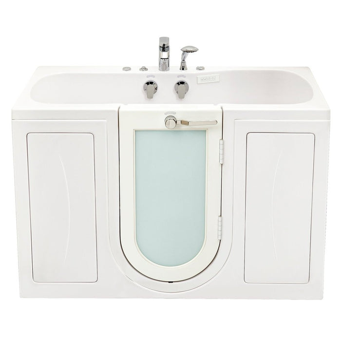 Ella's Bubbles's Bubbles Tub4Two 32"x60" Hydro + Air Massage w/ Independent Foot Massage Acrylic Two Seat Walk in Tub, Right Outswing Door, 2 Piece Fast Fill Faucet, 2" Dual Drains