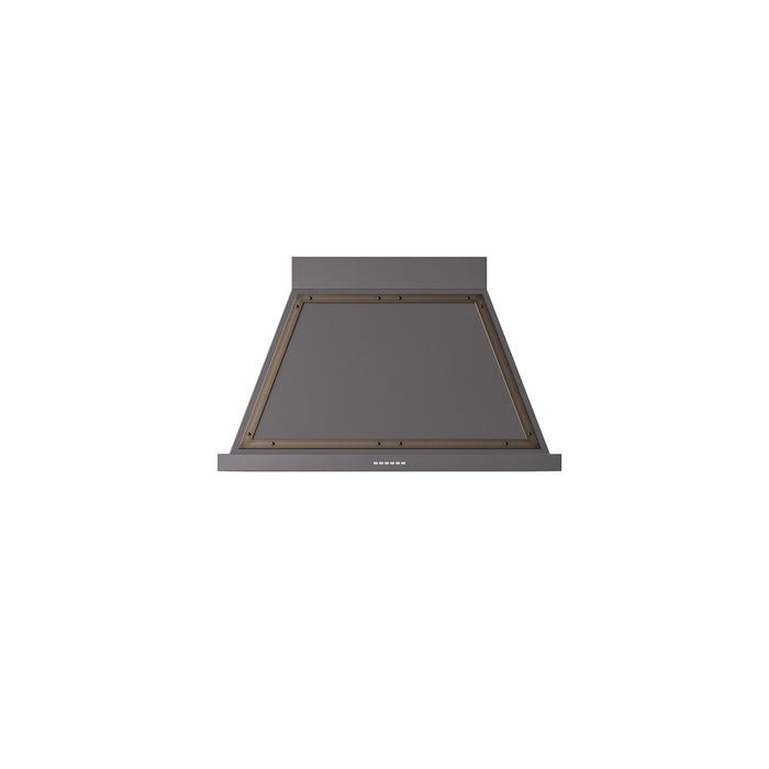 ILVE 40" Nostalgie style wall-mounted extractor Range hood in steel or painted steel with frames - UANB40