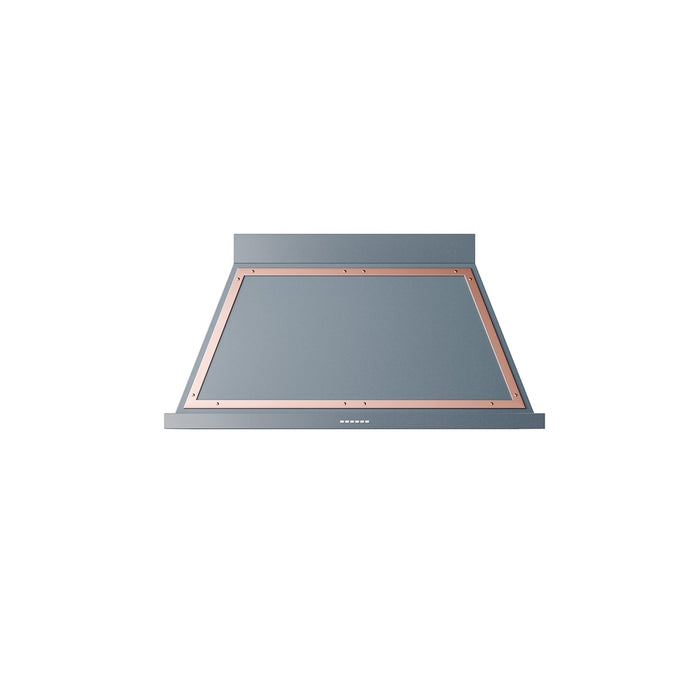 ILVE 48" Nostalgie style wall-mounted extractor Range hood in steel or painted steel with frames - UANB48