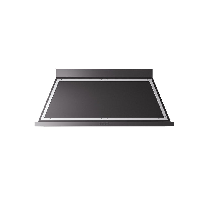 ILVE 60" Nostalgie style wall-mounted extractor Range hood in steel or painted steel with frames - UANB60