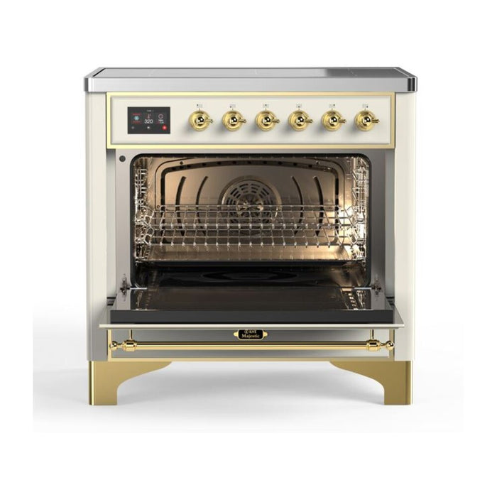 ILVE 36" Majestic II Series Electric Induction and Electric Oven Range with 5 Elements (UMI09NS3)