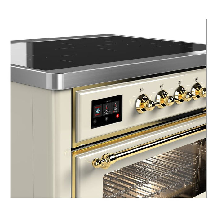 ILVE 36" Majestic II Series Electric Induction and Electric Oven Range with 5 Elements (UMI09NS3)