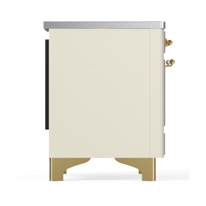 ILVE 36" Majestic II Series Electric Induction and Electric Oven Range with 5 Elements (UMI09NS3)