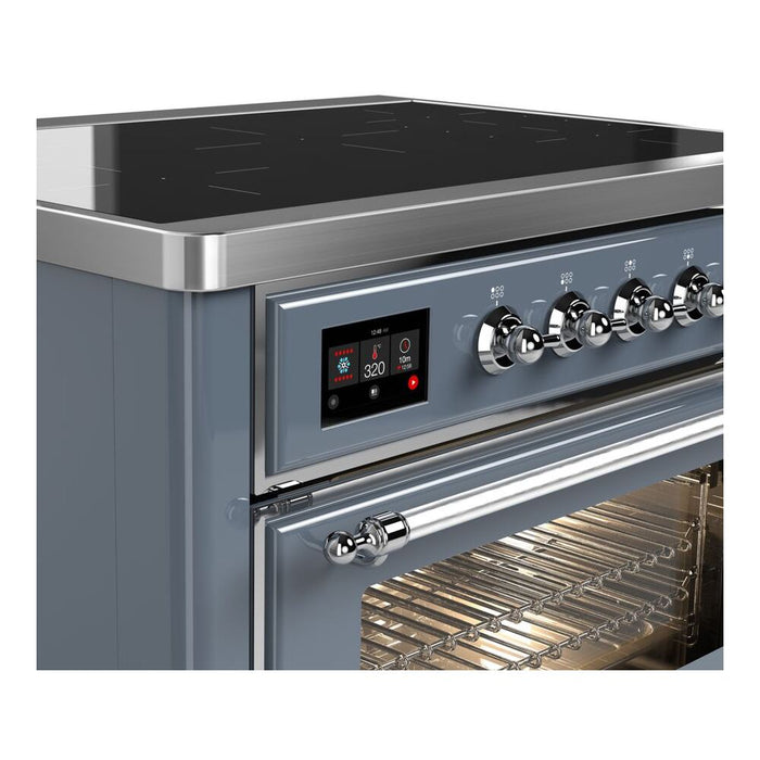 ILVE 36" Majestic II Series Electric Induction and Electric Oven Range with 5 Elements (UMI09NS3)