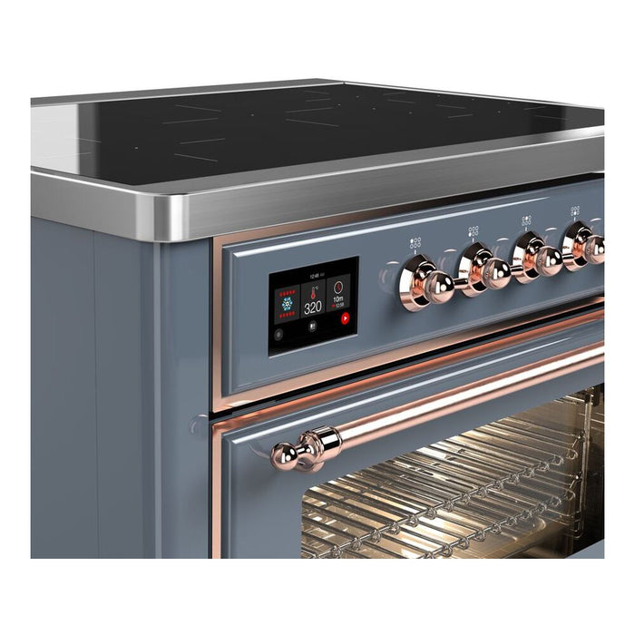 ILVE 36" Majestic II Series Electric Induction and Electric Oven Range with 5 Elements (UMI09NS3)