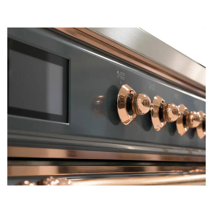 ILVE 36" Majestic II Series Electric Induction and Electric Oven Range with 5 Elements (UMI09NS3)