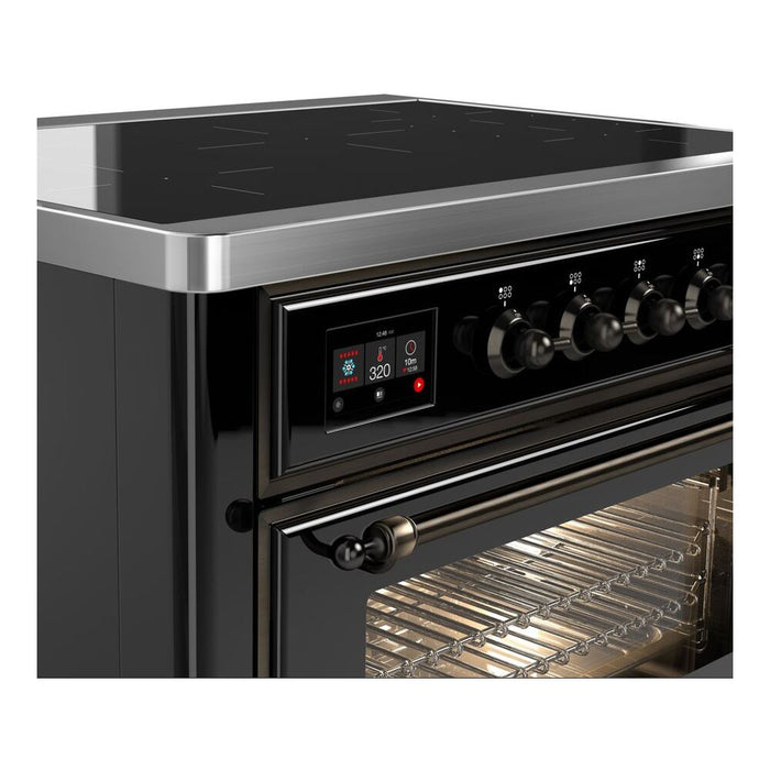 ILVE 36" Majestic II Series Electric Induction and Electric Oven Range with 5 Elements (UMI09NS3)