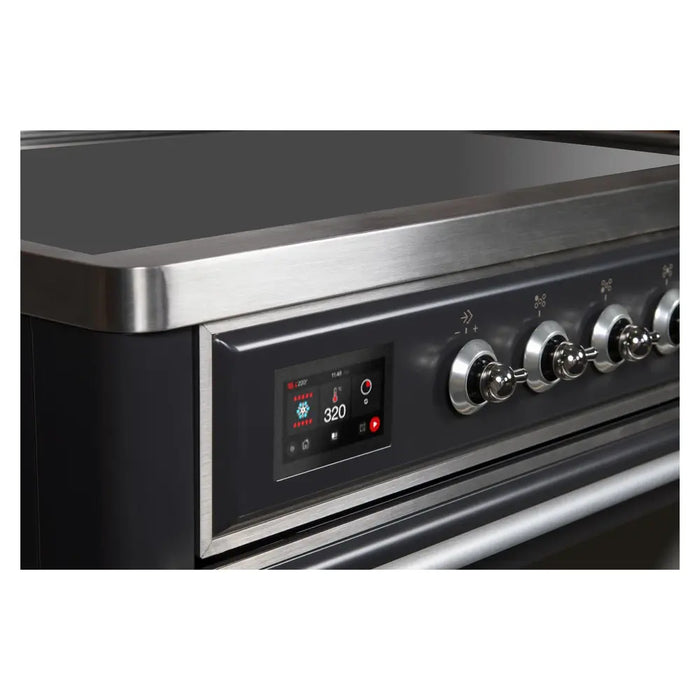 ILVE 36" Majestic II Series Electric Induction and Electric Oven Range with 5 Elements (UMI09NS3)