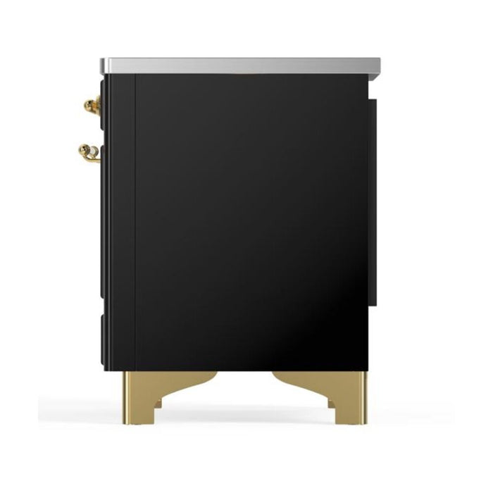 ILVE 36" Majestic II Series Electric Induction and Electric Oven Range with 5 Elements (UMI09NS3)