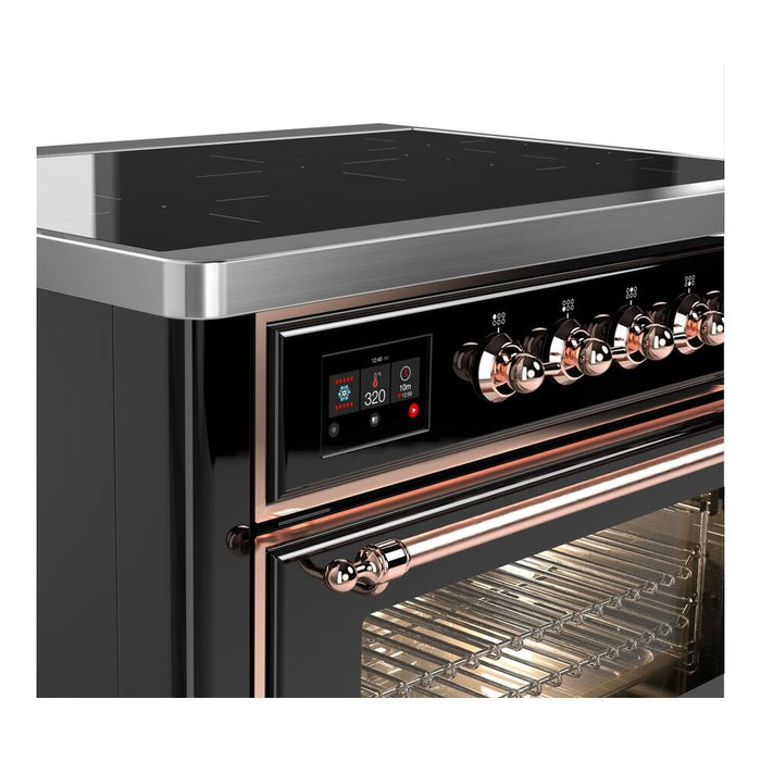 ILVE 36" Majestic II Series Electric Induction and Electric Oven Range with 5 Elements (UMI09NS3)