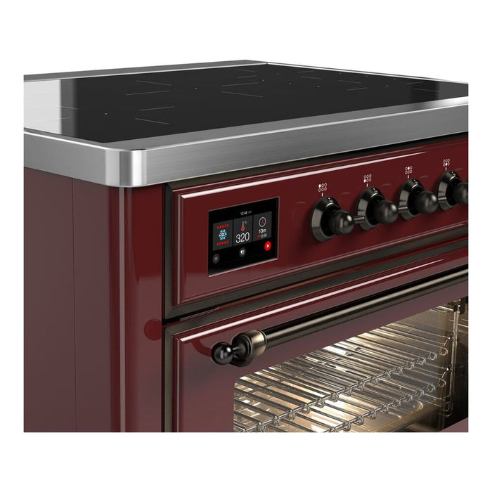 ILVE 36" Majestic II Series Electric Induction and Electric Oven Range with 5 Elements (UMI09NS3)