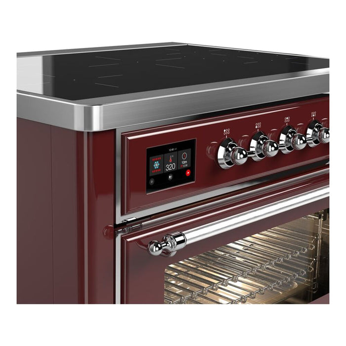 ILVE 36" Majestic II Series Electric Induction and Electric Oven Range with 5 Elements (UMI09NS3)