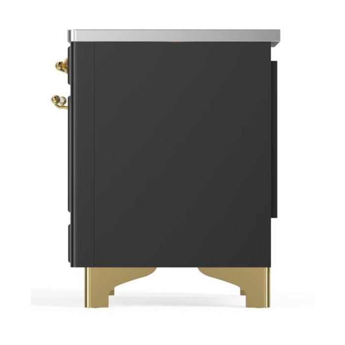 ILVE 36" Majestic II Series Electric Induction and Electric Oven Range with 5 Elements (UMI09NS3)