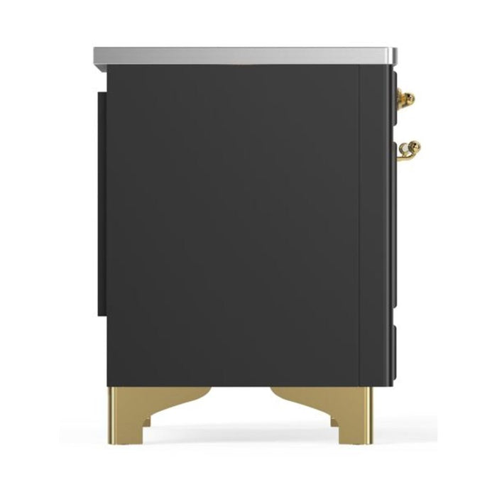 ILVE 36" Majestic II Series Electric Induction and Electric Oven Range with 5 Elements (UMI09NS3)