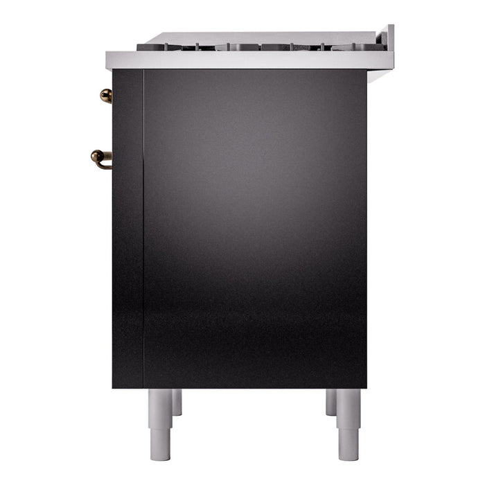 ILVE 36" Nostalgie II Dual Fuel Range with 6 Burners + Fry Top - UP36FNMP