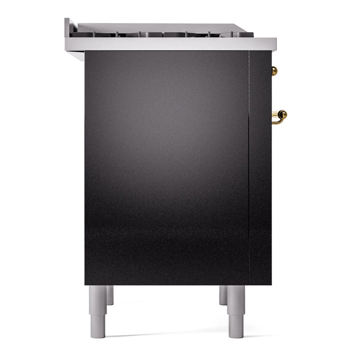 ILVE 36" Nostalgie II Dual Fuel Range with 6 Burners + Fry Top - UP36FNMP