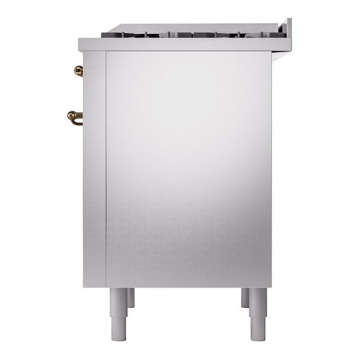 ILVE 36" Nostalgie II Dual Fuel Range with 6 Burners + Fry Top - UP36FNMP